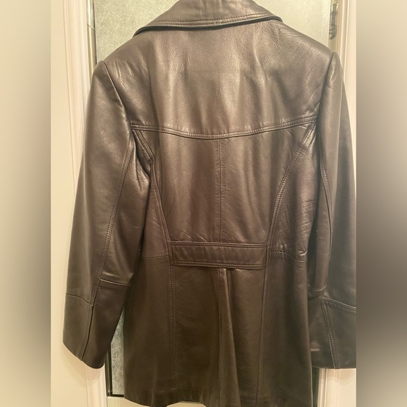 Vintage Kit Leather Blazer size Medium - Picture 3 of 5